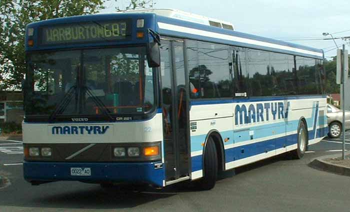 Martyrs Volvo B7R Volgren CR221 22